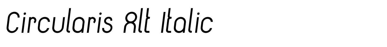 Circularis Alt Italic